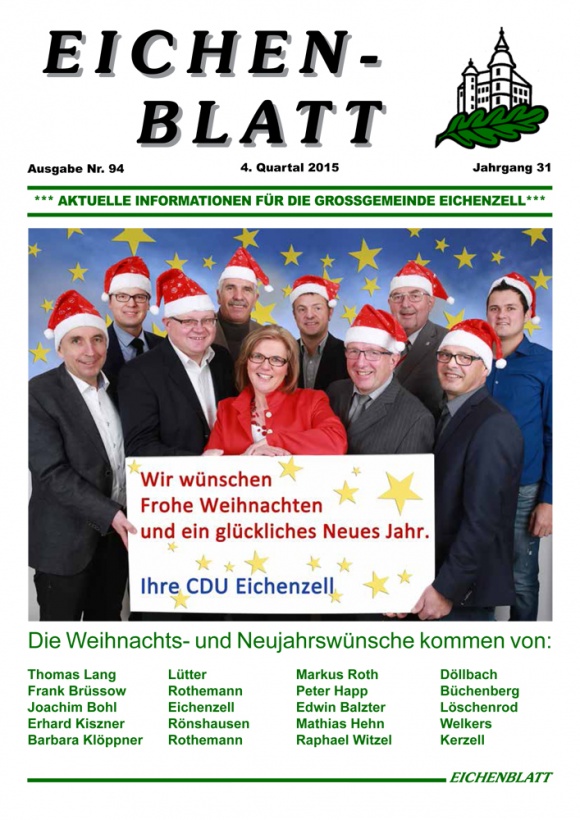 Eichenblatt 4. Quartal 2015