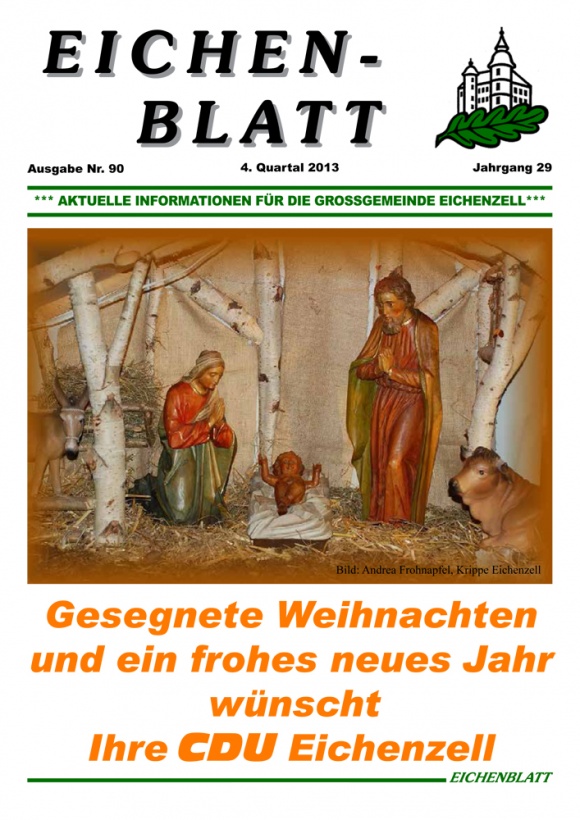 Eichenblatt 90. Ausgabe 4. Quartal 2013